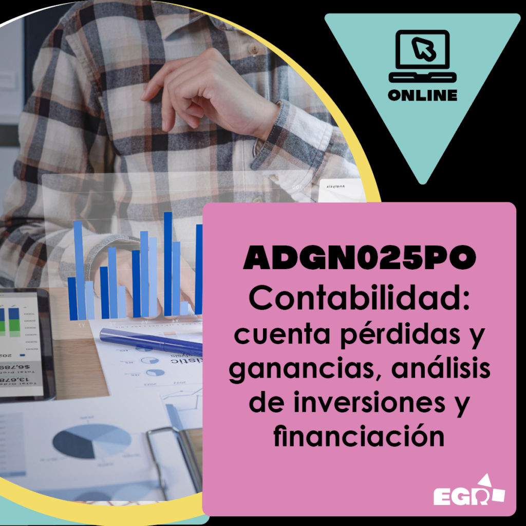 Curso de Contabilidad: cuenta pérdidas y ganancias, análisis de inversiones y financiación

Modalidad: Online



Duración del curso: 60 horas