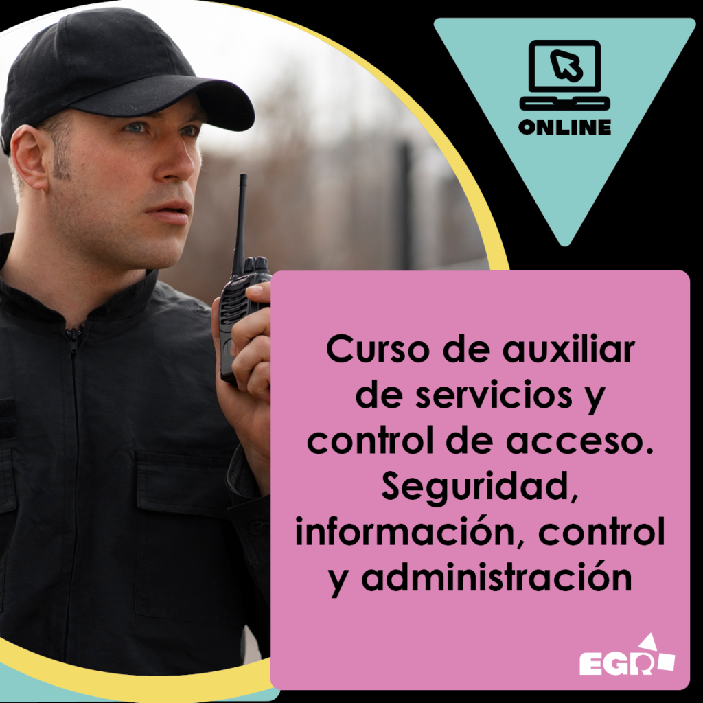 Curso de Curso de auxiliar de servicios y control de acceso. Seguridad, información, control y administración

Modalidad: Online



Duración del curso: 60 horas